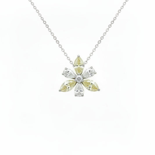 Collana con Pendente Gocce e Marquise