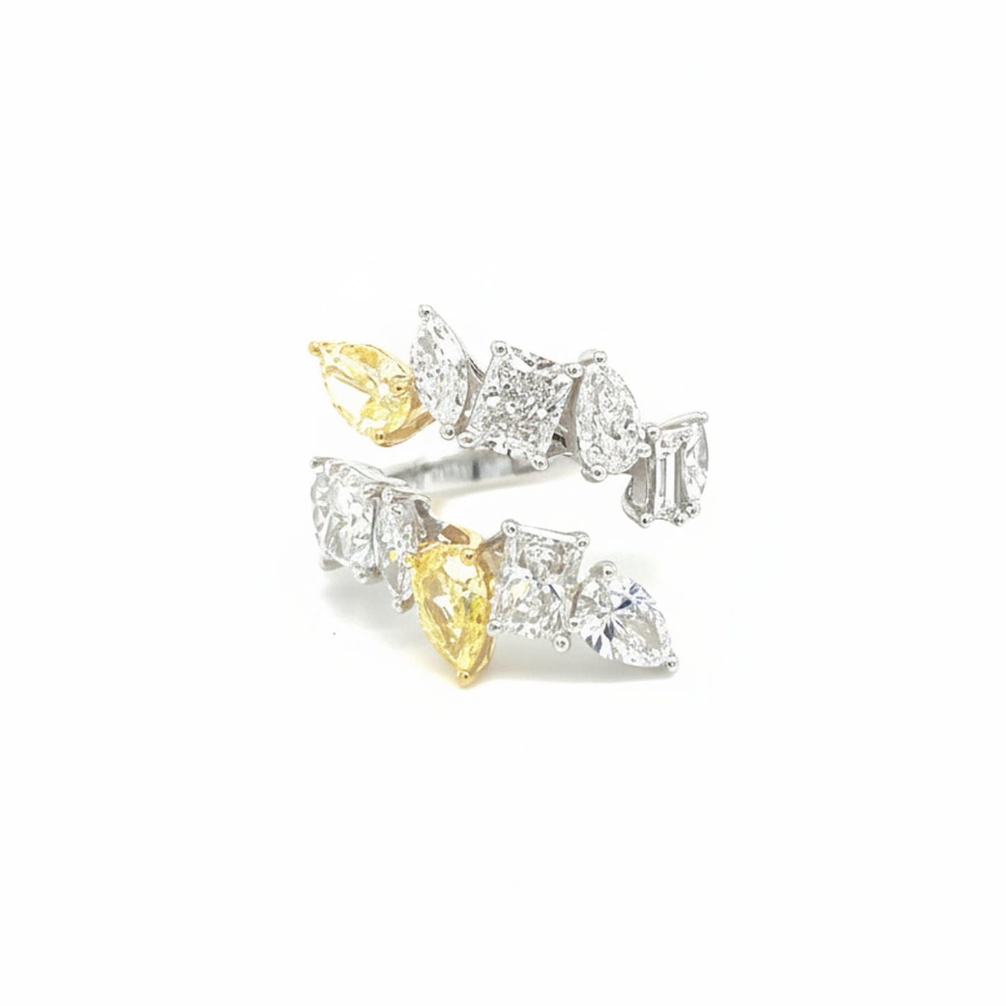 Anello Multi Shape con Goccce Fancy
